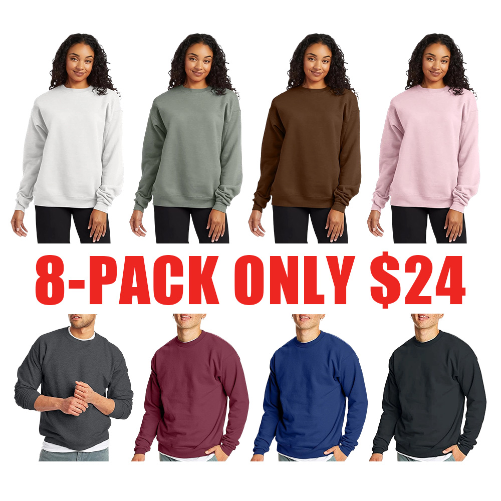 Unisex EcoSmart Fleece Crewneck Sweatshirt
