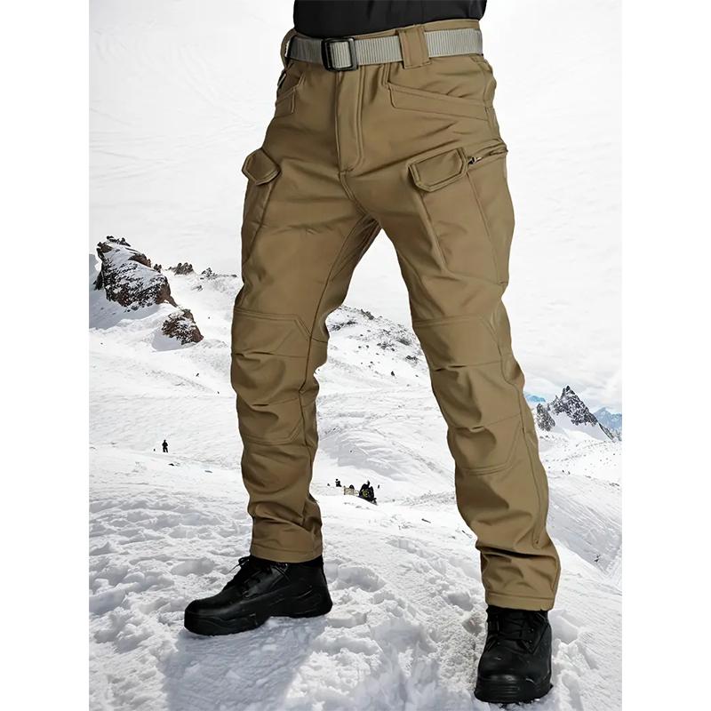 Men's Fleece-Lined Outdoor Tactical Work Pants