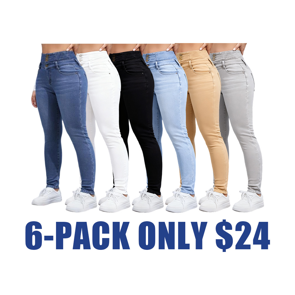 Women's Fleece-Lined Stretch Denim Jeans