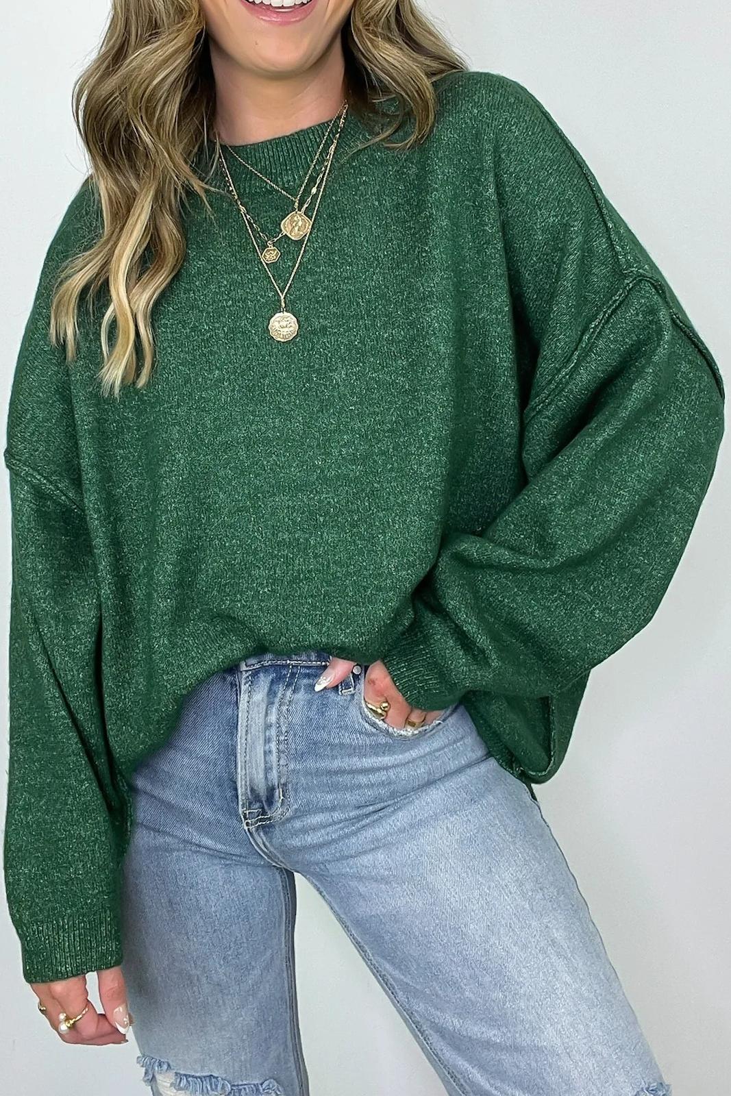 Oversized Round Neck Sweater
