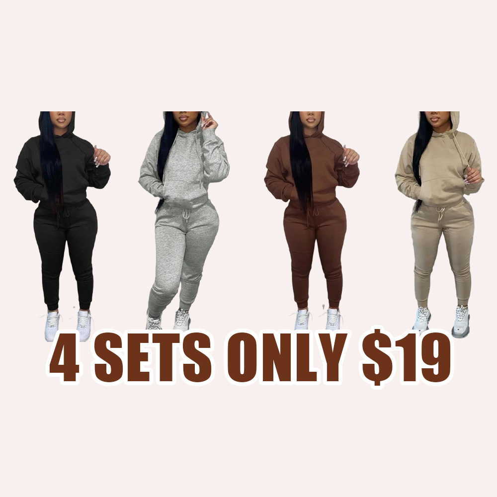 Women's 2-Piece Hoodie & Jogger Pants Set
